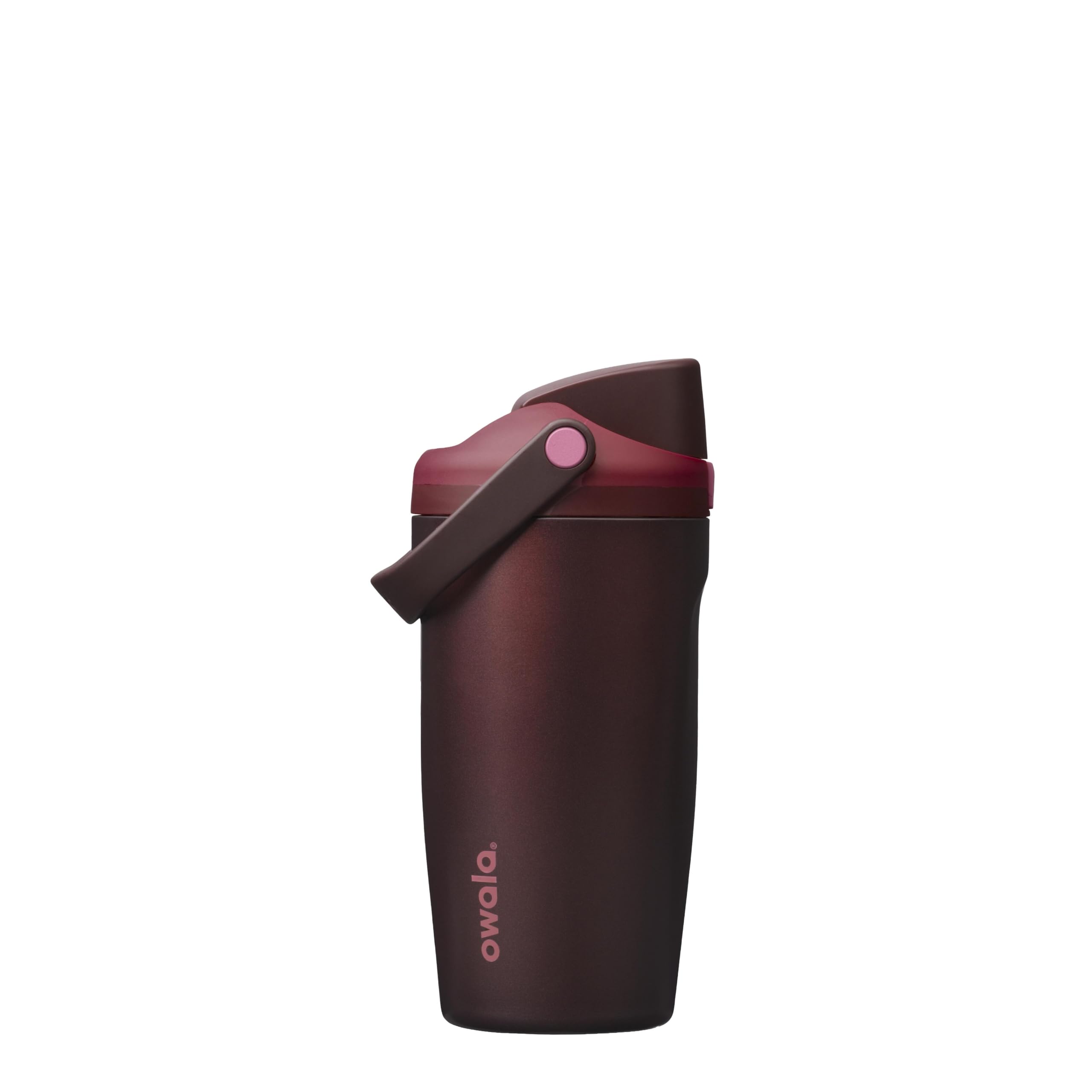 Owala FreeSip Sway Stainless Steel Water Bottle 18 oz Black Cherry
